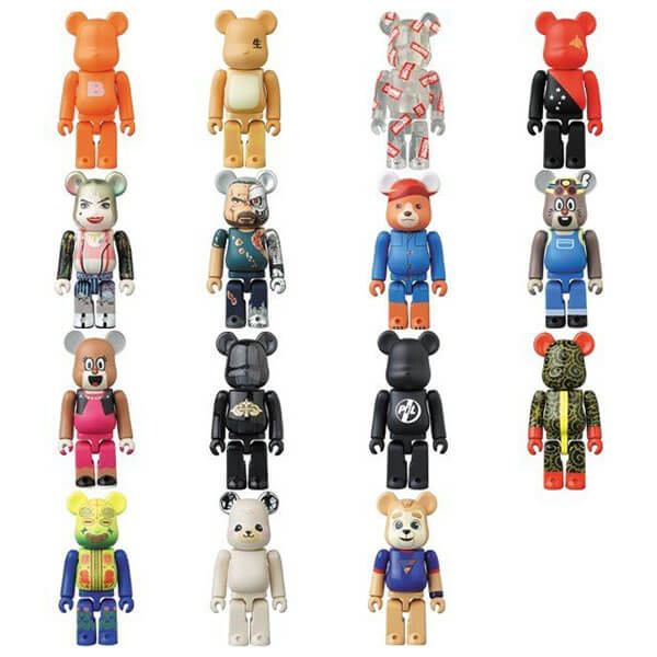 MEDICOM TOY BE@RBRICK积木熊 SERIES 39代 人物盲盒潮玩公仔摆件礼物